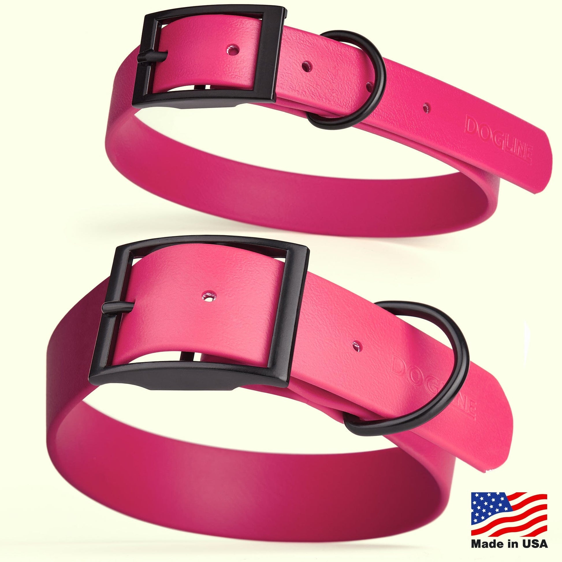 Biothane Waterproof Dog Collar - 1.5in Wide - Large (16 to 20 inches)