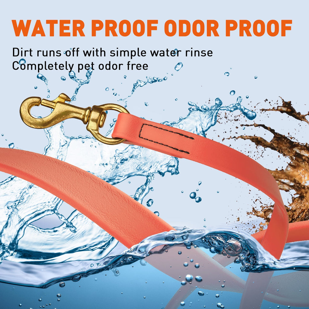 Viper Biothane Long Line 33 ft Lead with Brass Hardware