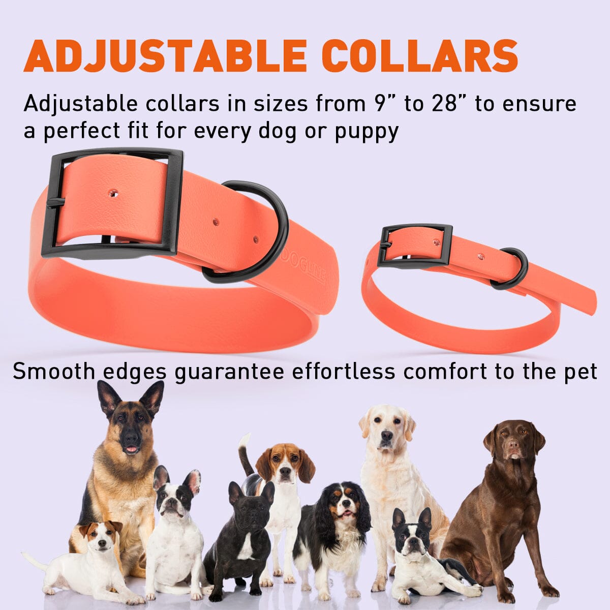 Biothane Waterproof Dog Collar - Small (12 to 15 inches)