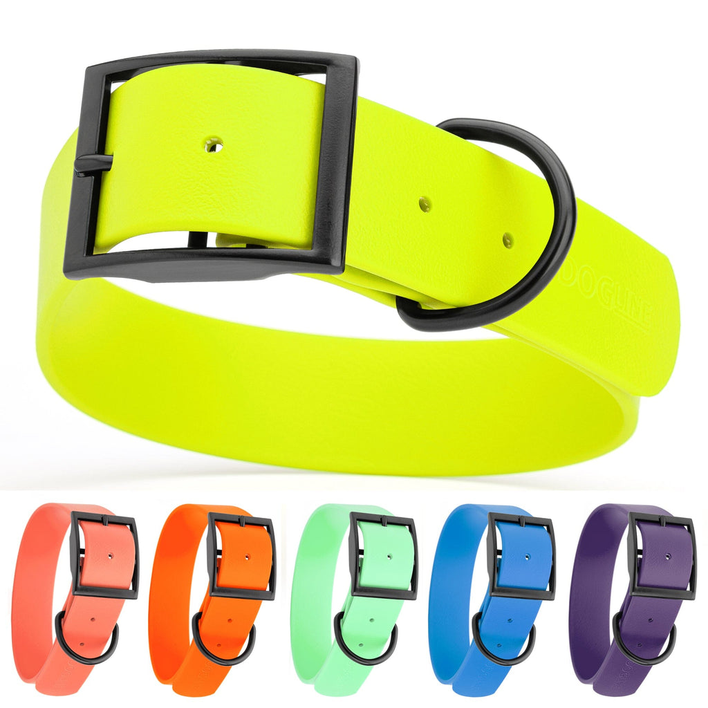 Biothane Waterproof Dog Collar - 1.5in Wide - Large (16 to 20 inches)