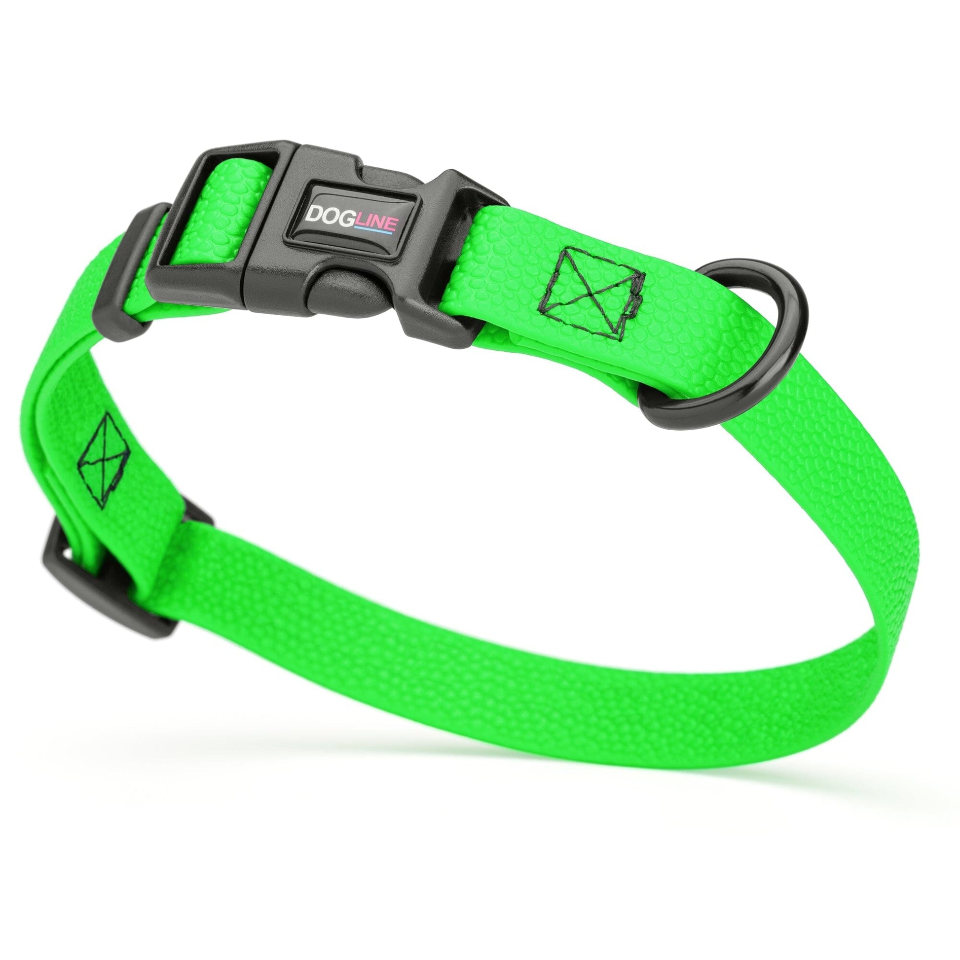 Pebble Emboss Biothane Dog Collar with Quick Release Buckle