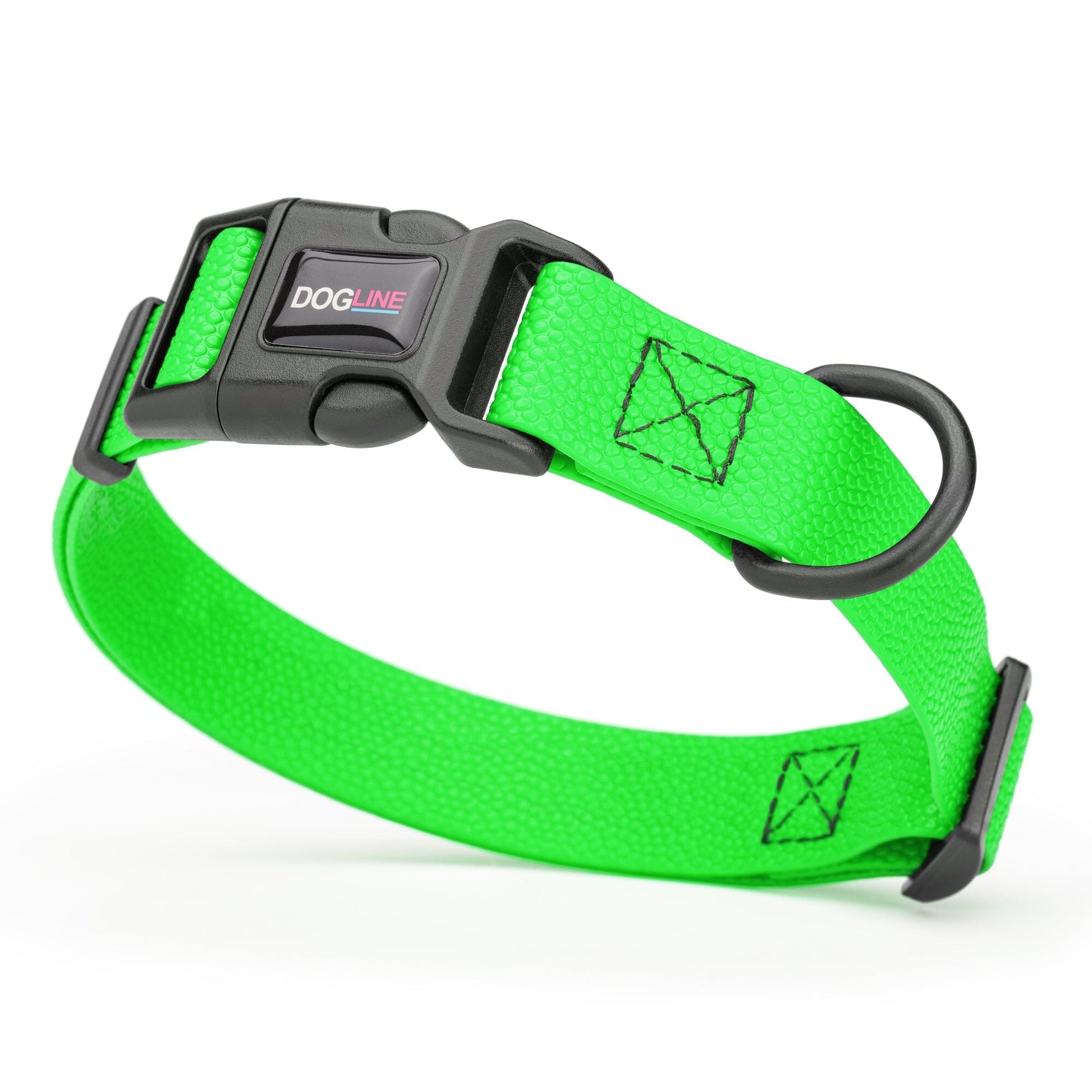 Pebble Emboss Biothane Dog Collar with Quick Release Buckle