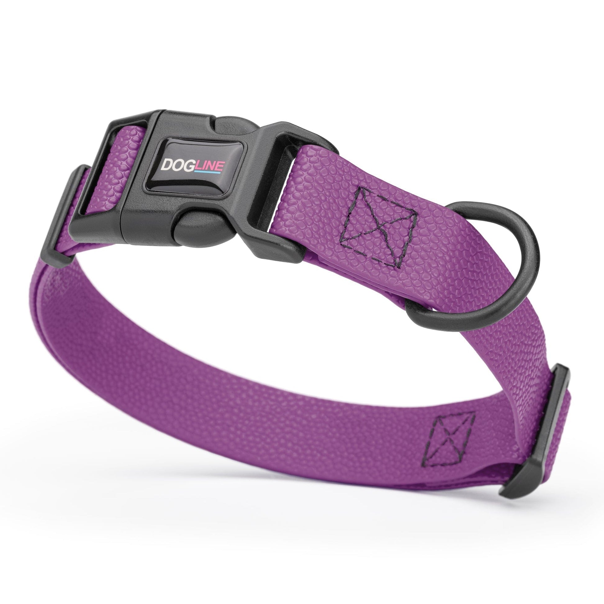 Pebble Emboss Biothane Dog Collar with Quick Release Buckle