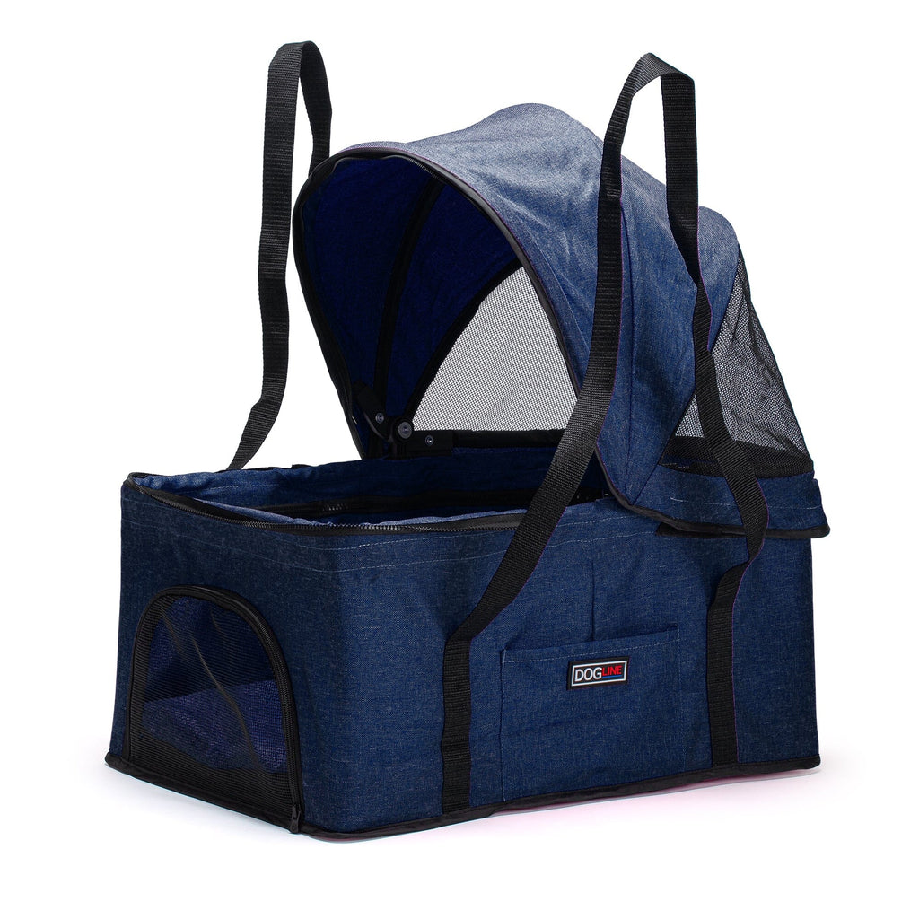 Executive Pet Stroller with a Removable Cradle