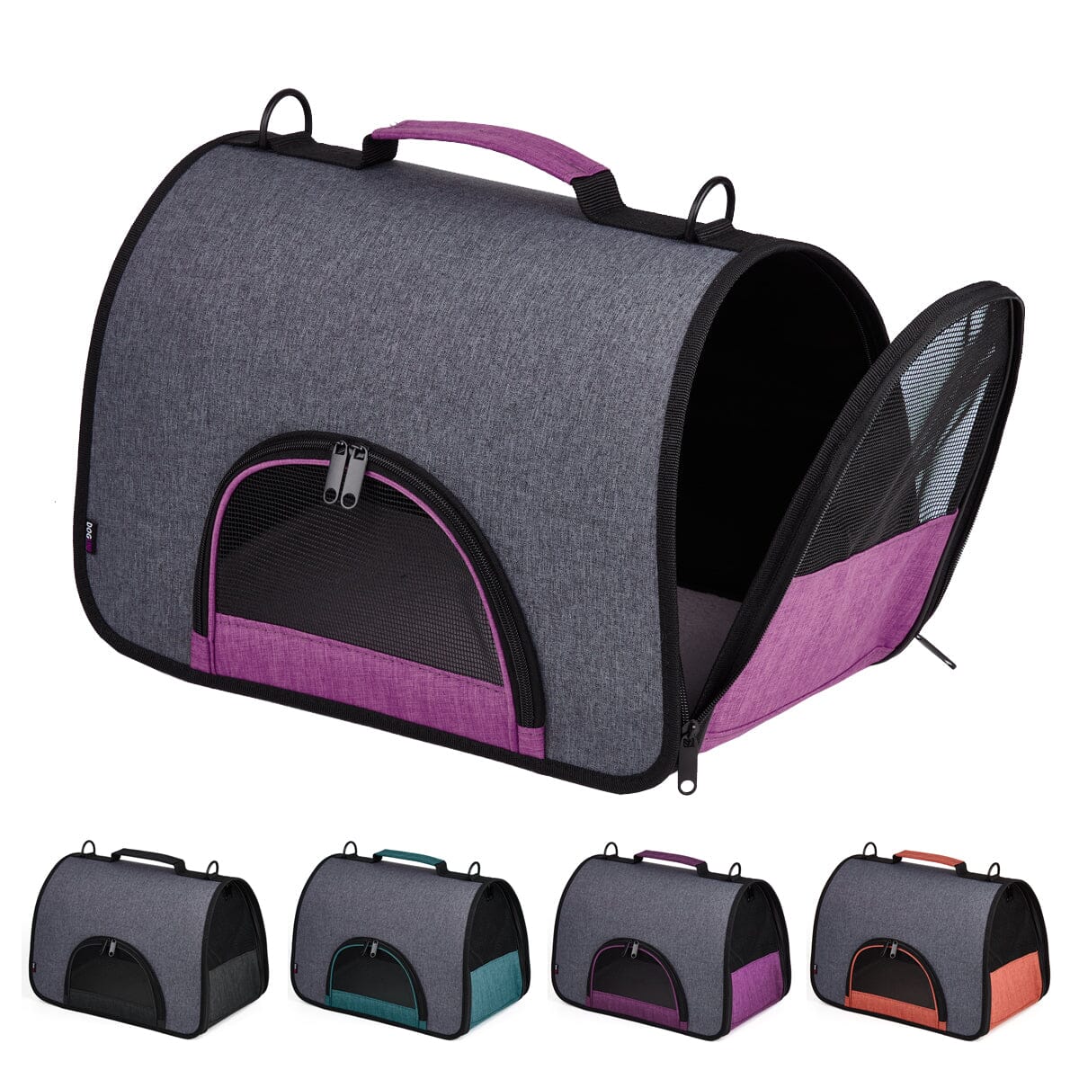 Dual Color Collapsible Pet Carrier