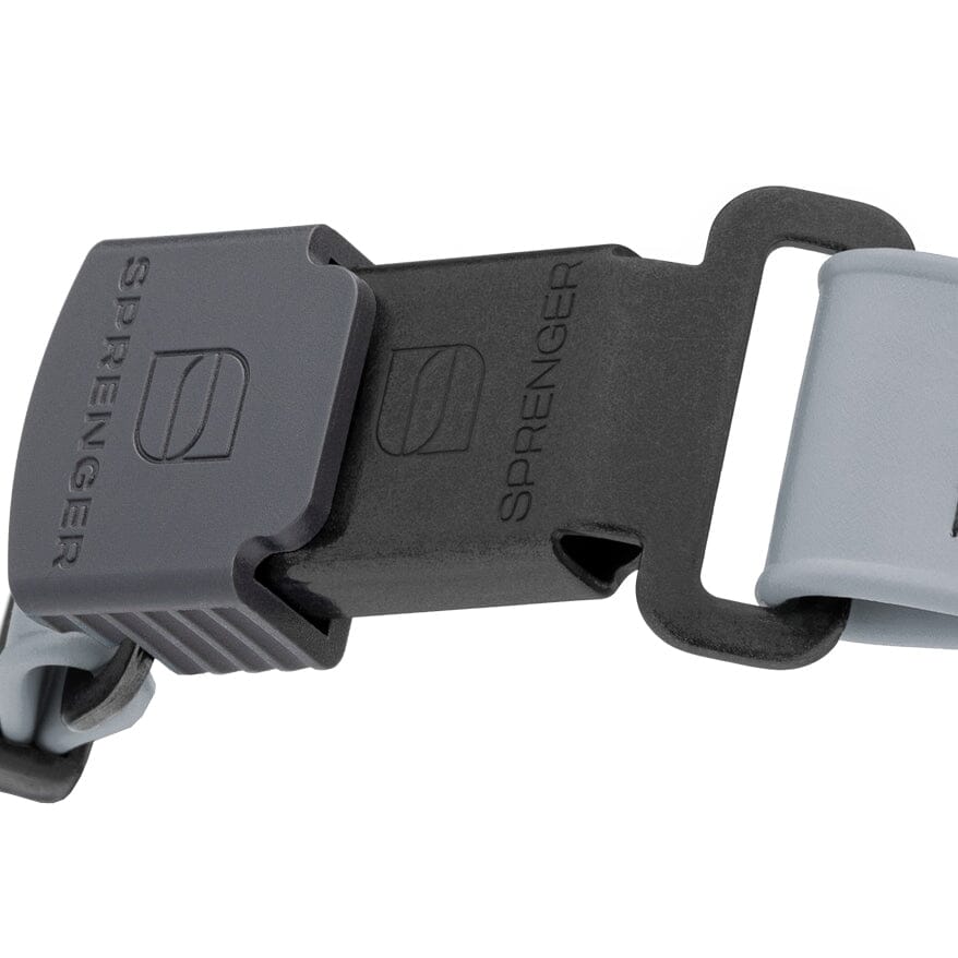 Herm Sprenger - ClicLock Safety Fastener for Flat-Style Collars – Black Stainless Steel