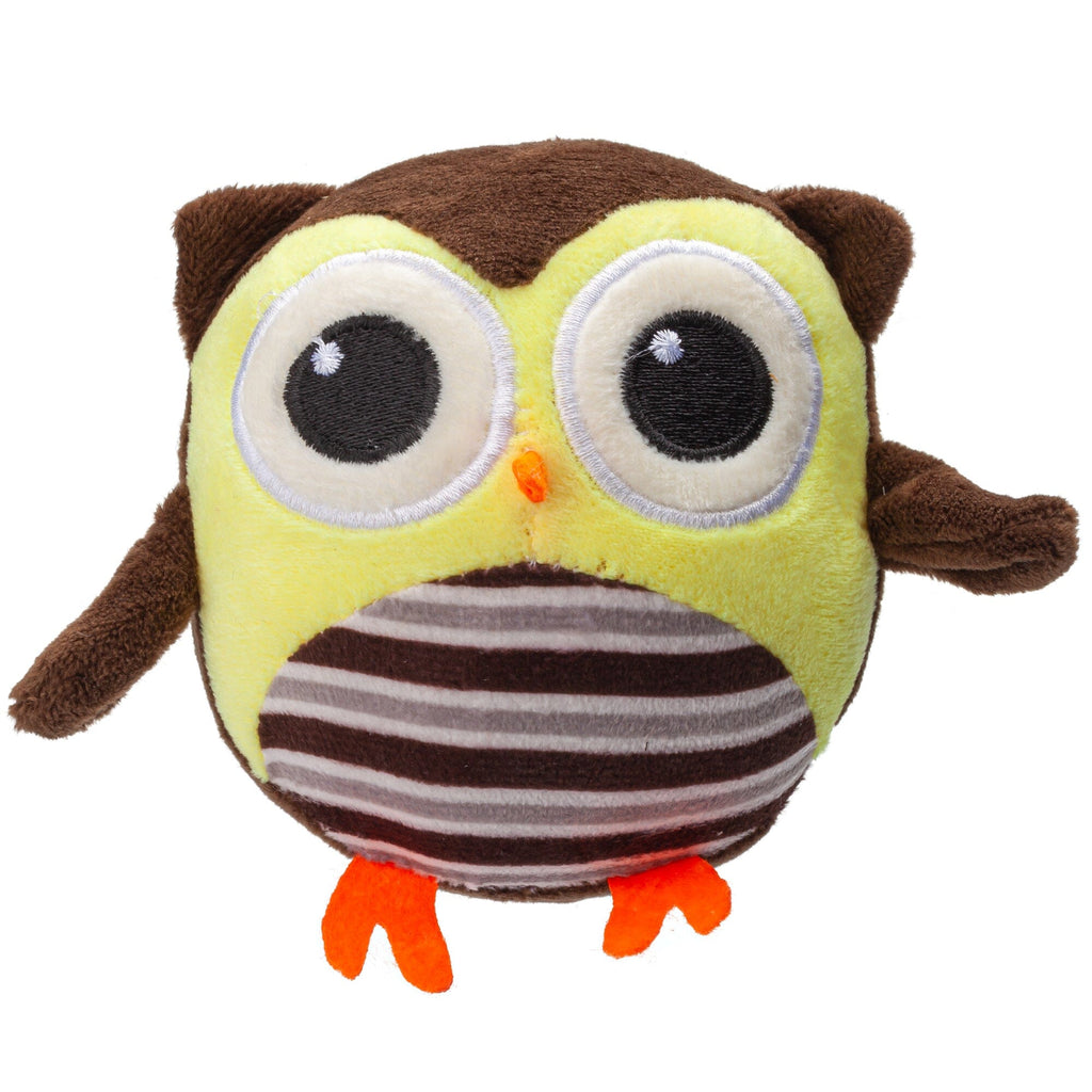6" Owl Mini Dog Toy